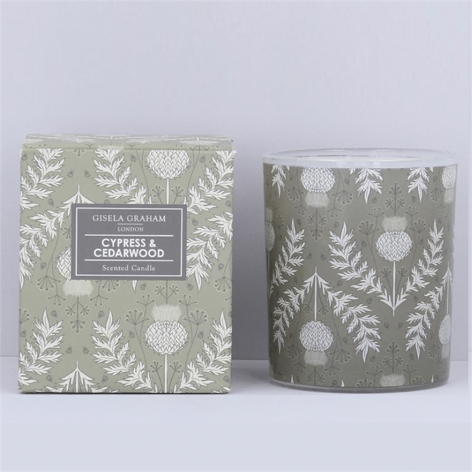 Gisela Graham Thistle Scented Box Candle